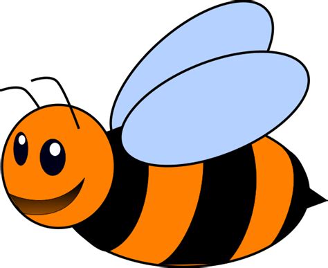 Orange Bumble Bee Clip Art At Vector Clip Art Online