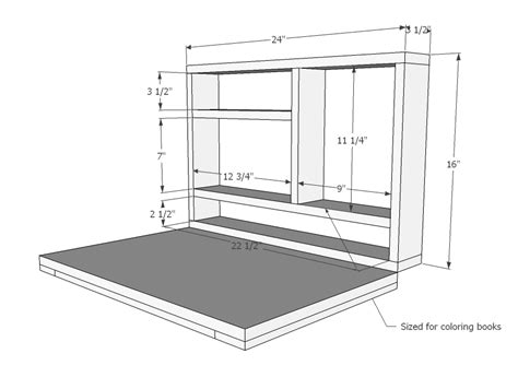 Fold Down Wall Desk Plans PDF Woodworking