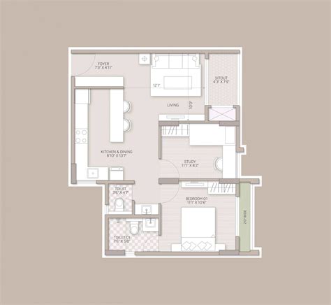 Floor plan - Goyal Orchid Salisbury
