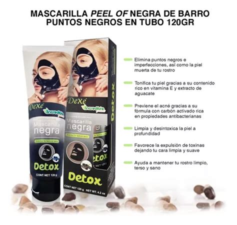 Mascarilla Negra Para La Cara Carbon Activado Puntos Negros En Venta En