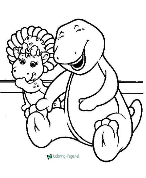 Barney Coloring Pages