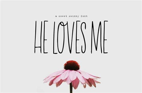 He Loves Me Font Dfonts