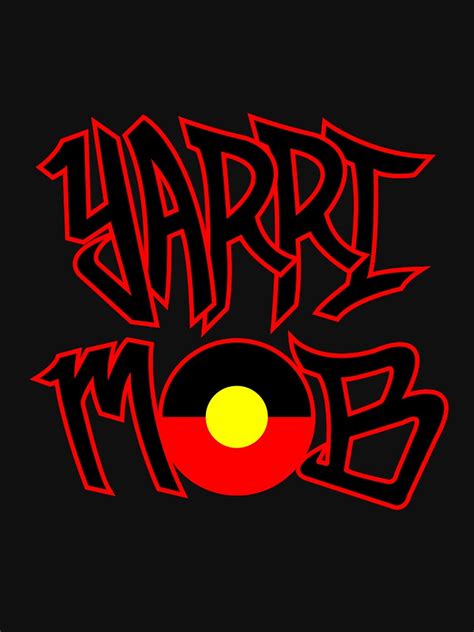 "Yarri Mob Graffiti - Aboriginal Flag 3" T-shirt by wigilwigil | Redbubble