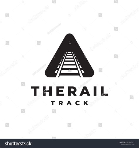 Rail Track Logo Design Illustration Vector Stock Vector (Royalty Free ...