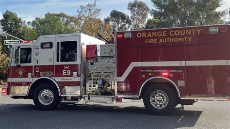 OCFA Engine 9 Responding YouTube