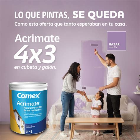 Comex ¡pinta Más Por Menos Con Comex 🎨 Aprovecha La Promoción 4x3 En