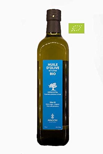 6 x 75cl Huile d olive BIO Vierge Extra Première pression à Froid