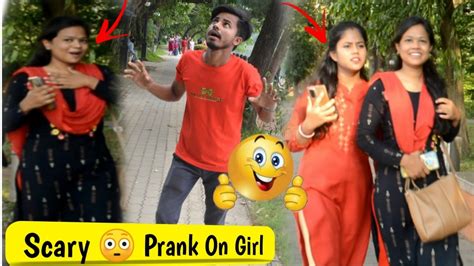 Scaring 😂 Prank Cute Girls In Public Emazing Reaction Prankbuzz