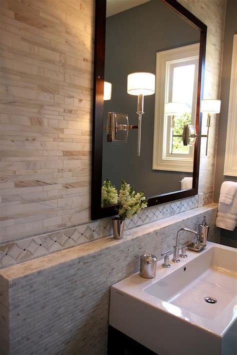 Bathroom Marble Backsplash With Shelf Everything Bathroom