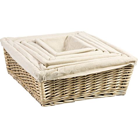 August Grove Wicker Basket Wayfair Co Uk