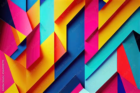 Colorful origami paper as abstract wallpaper background (Generative AI ...