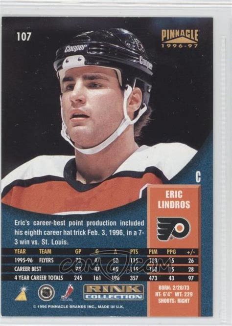 1996-97 Pinnacle - [Base] - Rink Collection #107 - Eric Lindros