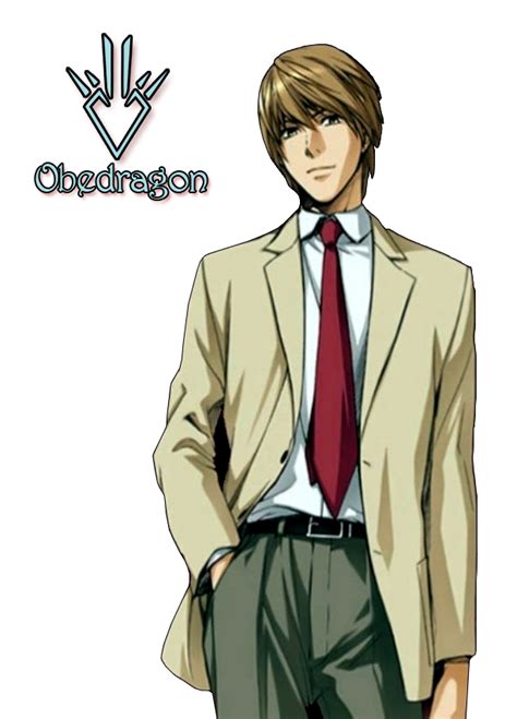 Light Yagami Death Note Render By Obedragon On Deviantart