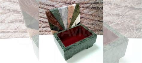 Шкатулка из змеевика с мозаикой новая купить в Перми | Хобби и отдых ...