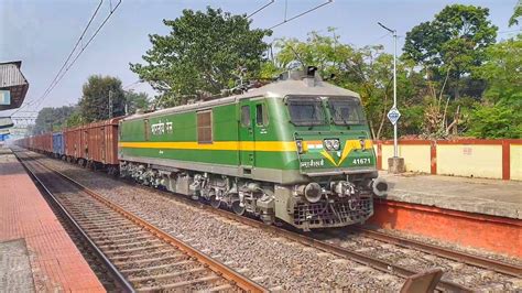 Indian Railways Green Monster WAG 9HC Extreme Powered Loco Pulling