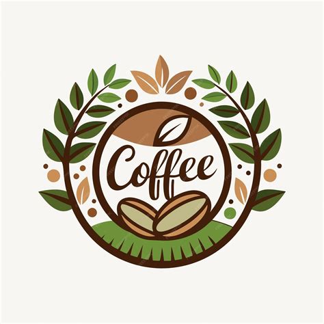 coffee bean logo design premium ai generated vector