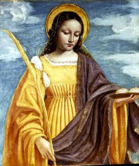 Sainte Agathe de Catane vierge et Martyre en Sicile Fête le 05 Février