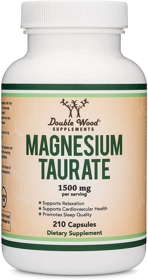 Magnesium Taurate 500 mg Supplement Benefits | BeamZen