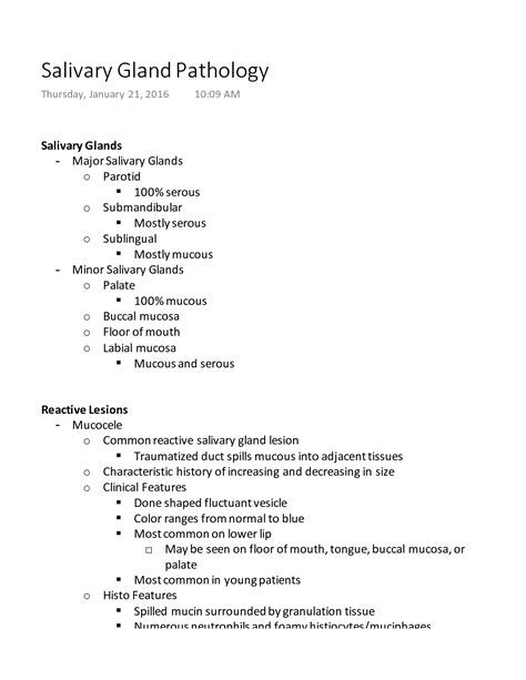 Solution Oral Pathology Salivary Gland Pathology Studypool