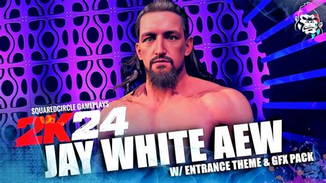 WWE 2K24 Jay White Entrance W Custom GFX Pack Burnin Daylight AEW