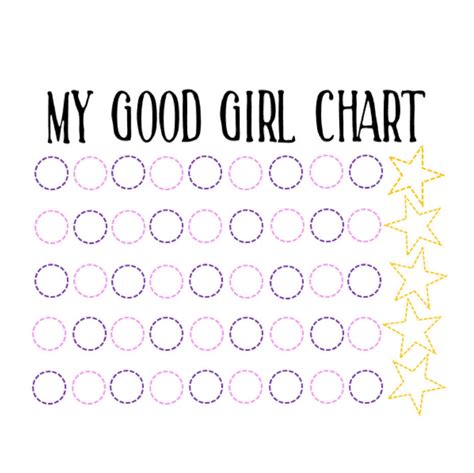 Girls Reward Chart Behaviour Chart Children Chores And Jobs Etsy