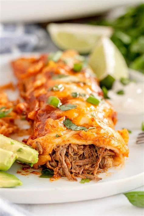 Shredded Beef Enchiladas Valeries Kitchen