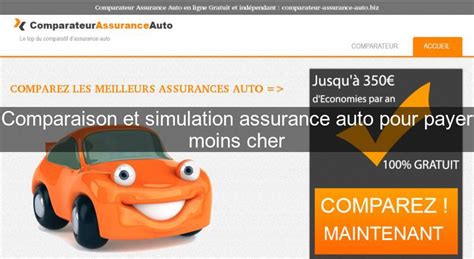 Comparaison Et Simulation Assurance Auto Pour Payer Moins Cher