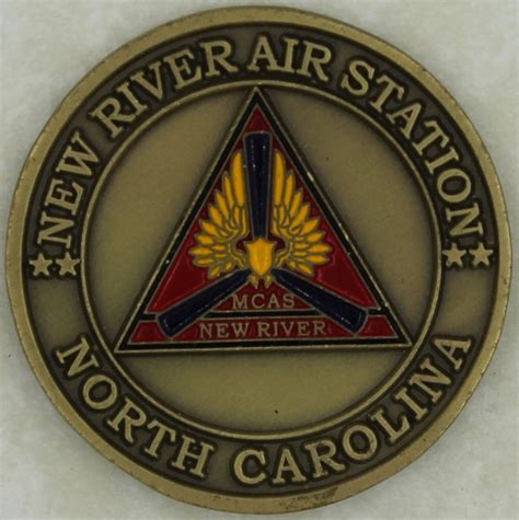 New River Station North Carolina Marine Challenge Coin Rolyat