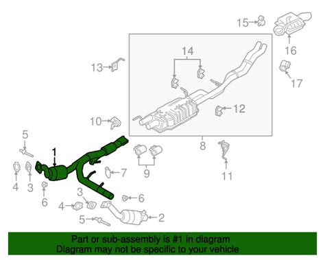 2022 2023 Ford OEM Catalytic Converter NL7Z 5E212 D OEM Ford Parts