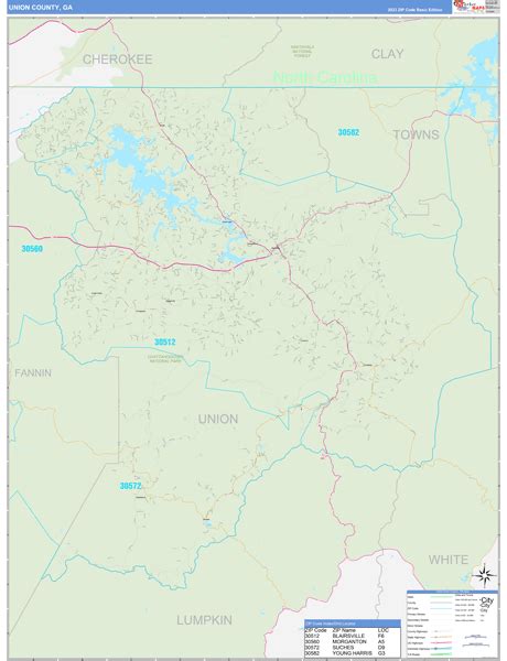 Maps of Union County Georgia - marketmaps.com