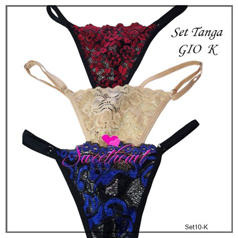 Set Tanga Gio K Sweetheart Lencer A Y Ropa