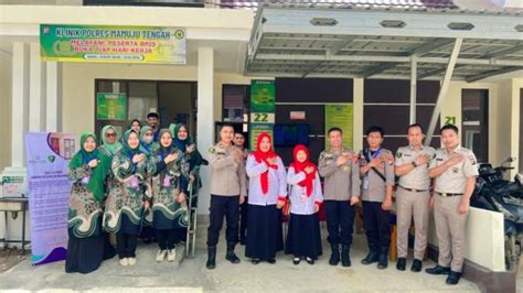 Polres Mamuju Tengah Terima Tim Surveyor Akreditasi Klinik Pratama Dari