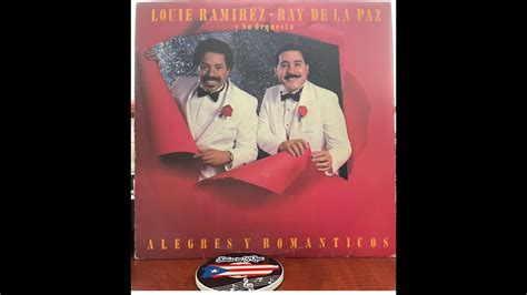 Louie Ramirez Ray De La Paz Y Su Orquesta 1985 33RPM Album Alegres Y