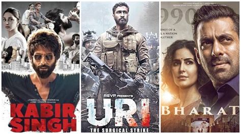 Highest-grossing Bollywood movies of 2019: Kabir Singh, Uri, Bharat top ...