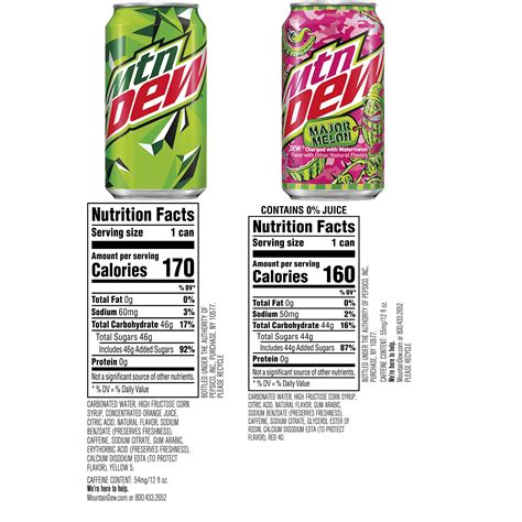 Mountain Dew Mtn Original And Major Melon Variety Pack Oz Cans Pack