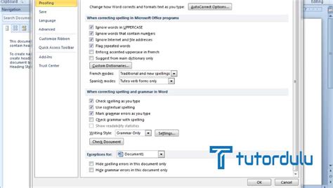 Cara Menghilangkan Garis Berombak Merah Dan Hijau Dokumen Microsoft Word