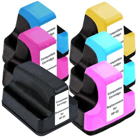 02XL Compatible Inkjet Cartridge Set 6 Ink Cartridges - Ink Print