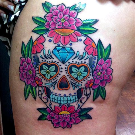 Skull Tattoos Dia De Los Muertos