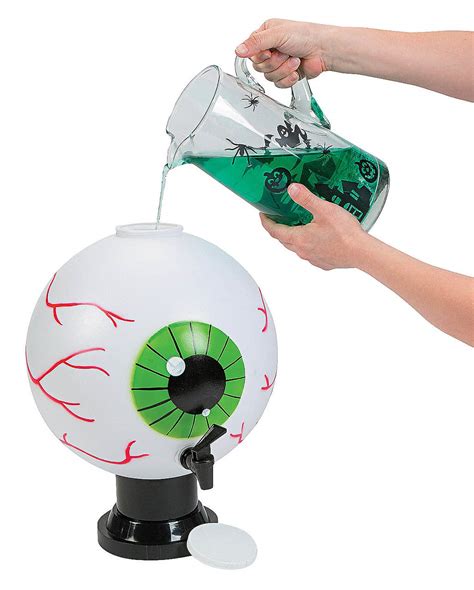 Halloween Eyeball Beverage Dispenser Scary Buffet Accessories