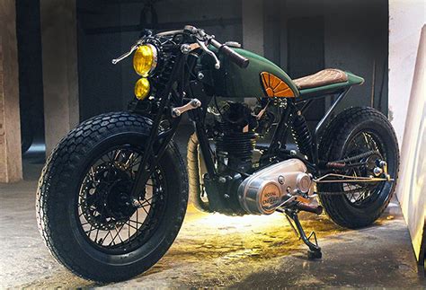 Royal Enfield Modified Into Cafe Racer Yummygood Ok Blogspot