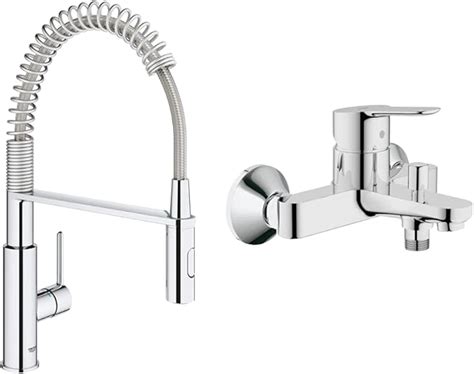 Grohe Get Einhand Sp Ltischbatterie Mit Herausziehbarer Brause