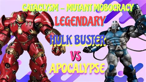 Mcoc Hulk Buster Vs Apocalypse Cataclysm Mutant Mobocracy Week 3 Legendary Youtube