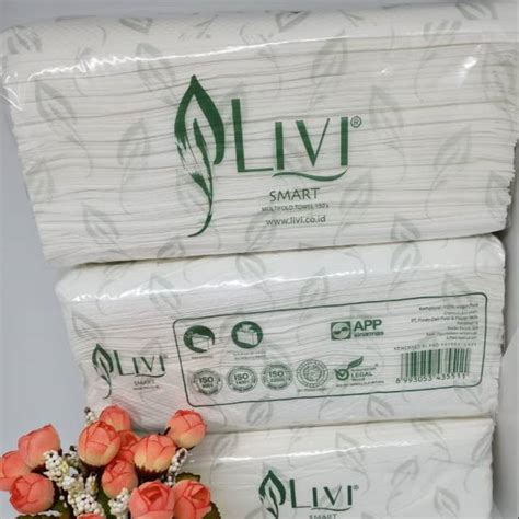 Jual Tissue Livi Smart Multifold Tisu Penyerap Minyak Indonesia Shopee