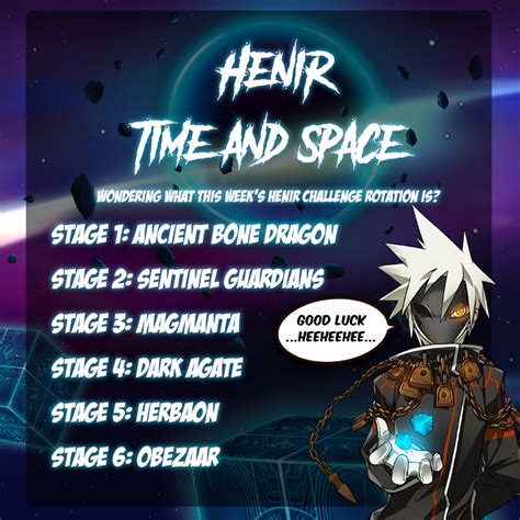 Elsword On Twitter Henir S Time And Space Challenge Has Been Updated