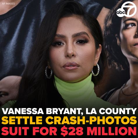 Abc7 Eyewitness News On Twitter Vanessa Bryant Has Reached A 28