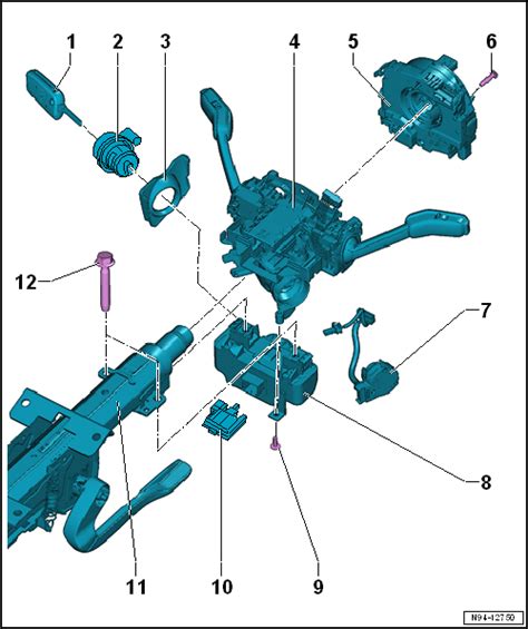 Volkswagen Golf Service Repair Manual Assembly Overview Steering