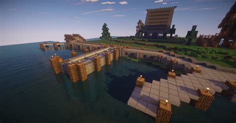 Minecraft Medieval Docks Minecraft Map