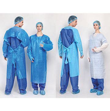 Isolation Gown With Thumb Loop Disposable Cpe Gown Apron China