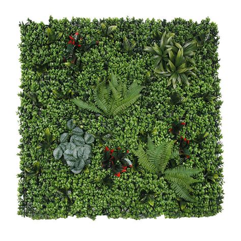 Wholesale Vertical Garden Decoration Plastic Boxwood Hedge Panel