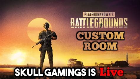 🛑pubg Mobile 🎮 Live T3 Custom Room 🏠 Skull ☠️ Gaming Is Live 🛑